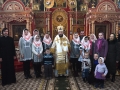 4 февраля 2018 г., в неделю о блудном сыне, епископ Силуан совершил литургию во Владимирском храме села Валки