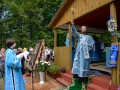 22 августа 2015 г. епископ Силуан совершил Литургию в Крестовоздвиженской обители пос. Красные Мары.