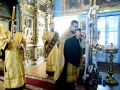 25 февраля 2017 г., в неделю сыропустную, воспоминание Адамова изгнания, епископ Силуан совершил всенощное бдение в Казанском храме города Лысково